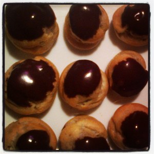 Mini Chocolate Eclairs