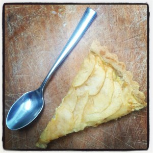 Apple Pastry Cream Hazelnut Tart