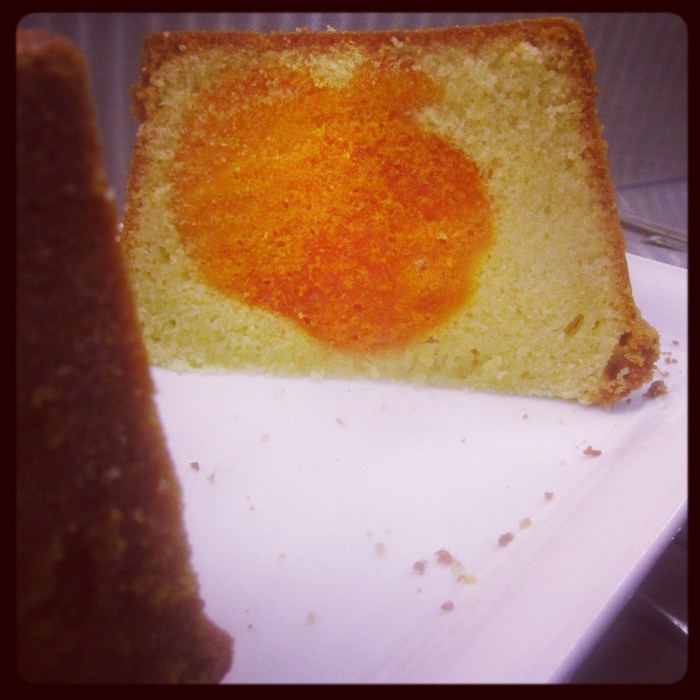 Interior Pumpkin Halloween Cake